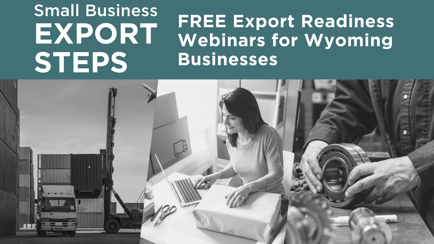 Free export webinar series Jan-March for Wyoming businesses